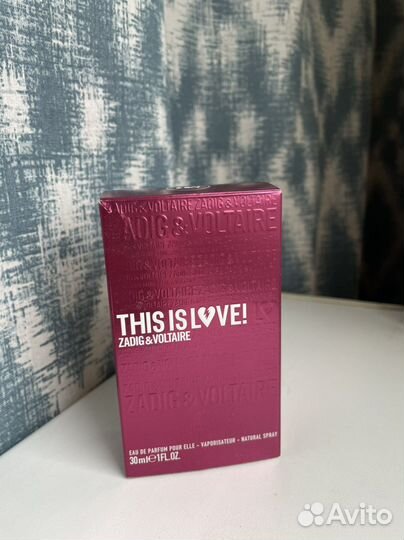 This is love Zadig & Voltaire парфюм, духи