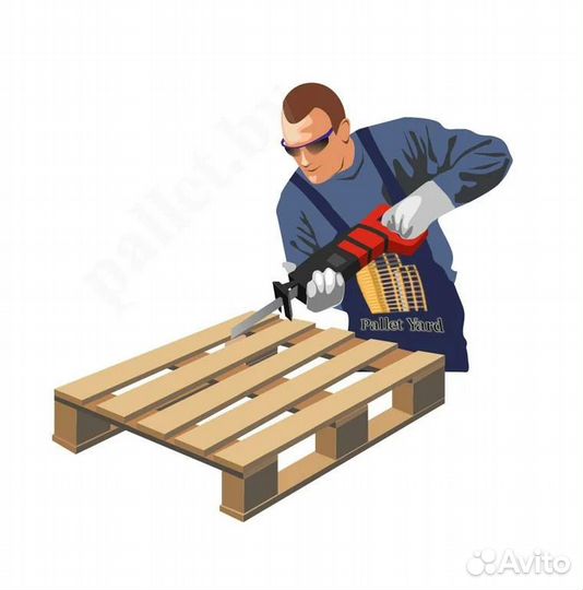 Разнорабочий (Ремонт поддонов ). Топканово