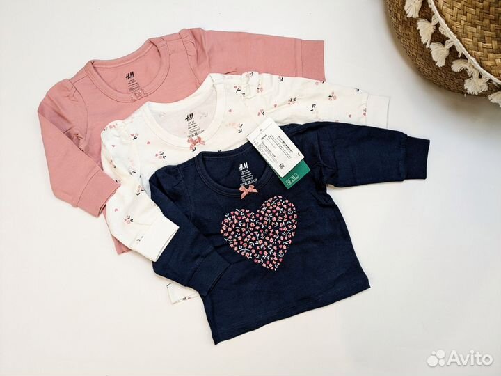 H&m 62 пижама/комплект для девочки