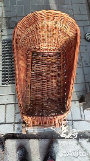 Плетеные санки