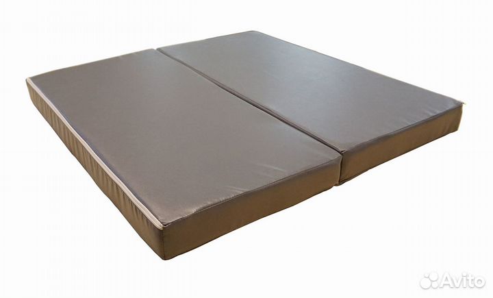 Мат складной 1х1х0,1 м серый (пастель)