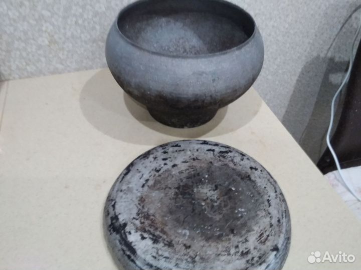 Чугунок СССР СССР с крышкой сковородой на 8 лит