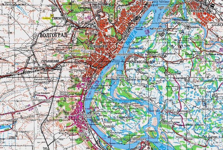 Карты Волгоградской области для навигаторов Garmin