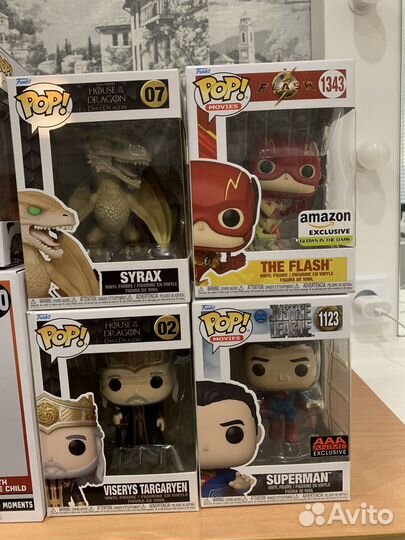 Funko pop marvel, star wars, hotd, game of thrones