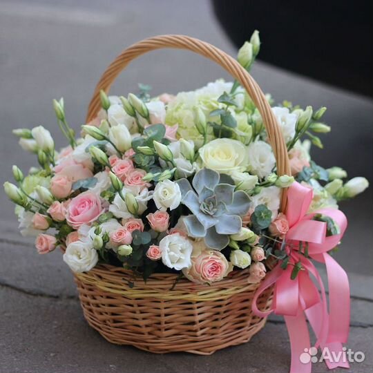 Корзина цветов Доставка