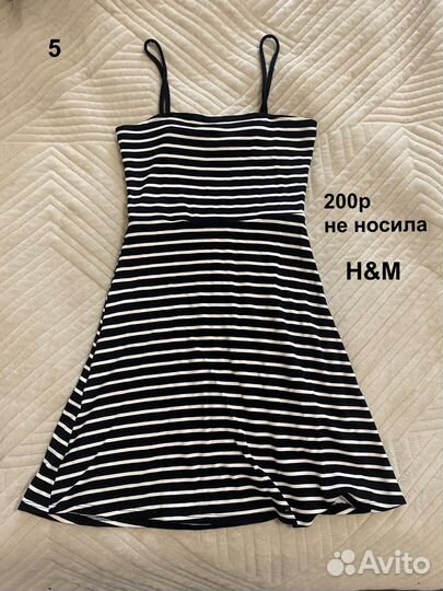 Летние вещи платья юбки рубашки Zara Lime H&M