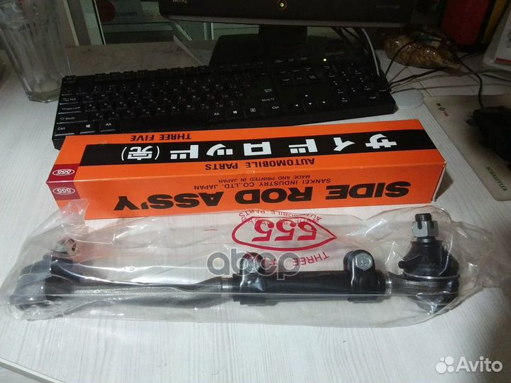 Тяга рулевая в сборе с наконечником перед пра