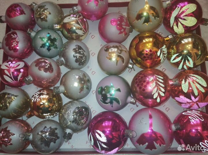Ёлочные игрушки.винтаж