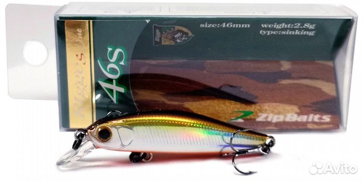 ZipBaits Rigge 46S Sinking (10цветов) Оригинал