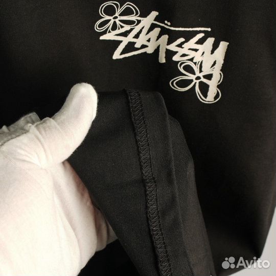 Футболка stussy laguna beach черная