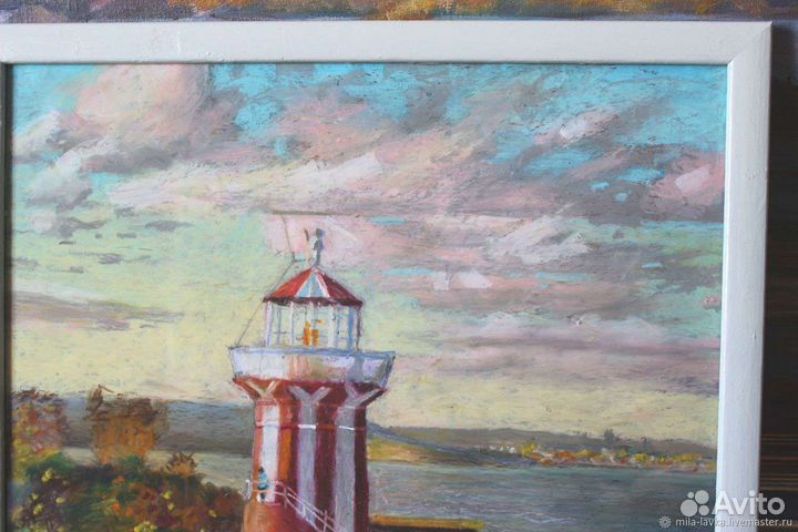 Картина морской пейзаж на закате