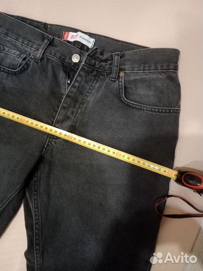 Мужские джинсы levis 501 черные