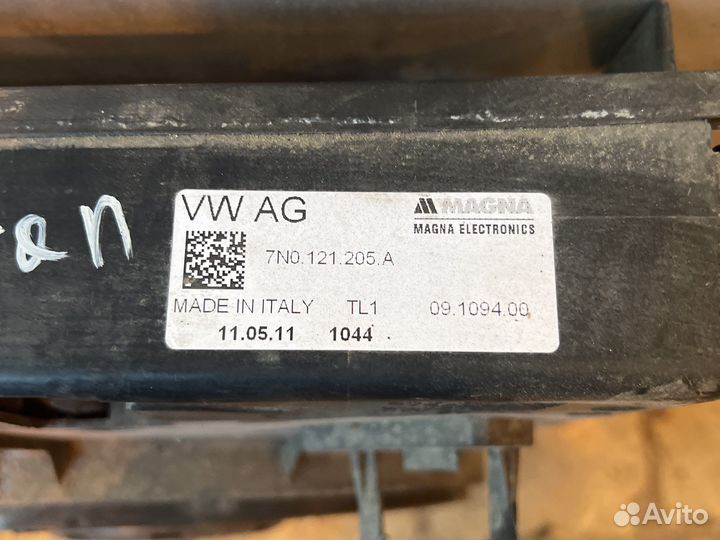 Вентилятор охлаждения двигателя volkswagen sharan