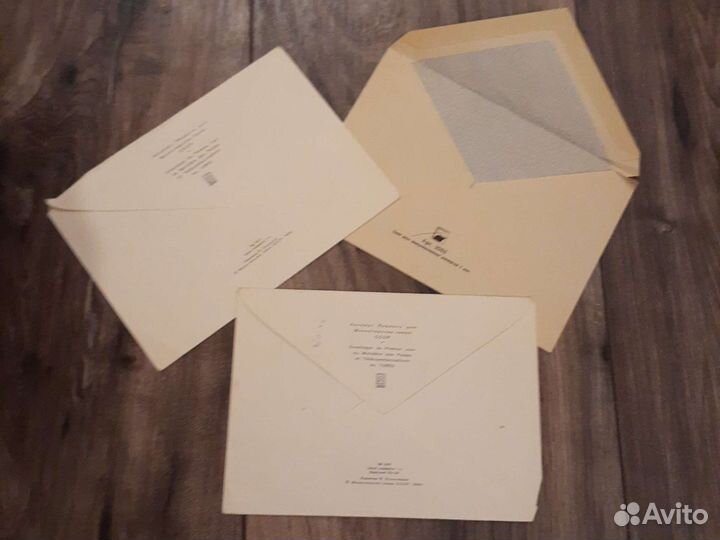 Почтовые конверты СССР 1980г