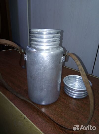 Бидон фляга алюминиевый 2л, СССР