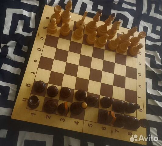 Шахматы деревянные крупные объявление продам