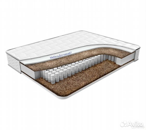 Матрас 70,80,90,120,160,180,200 мод.202, наличие