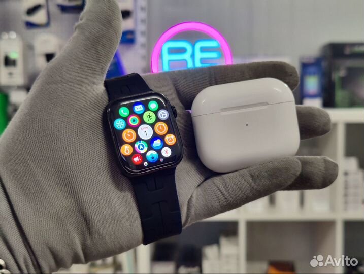 Комплект Apple Watch 10 Black 41mm + AirPods 3