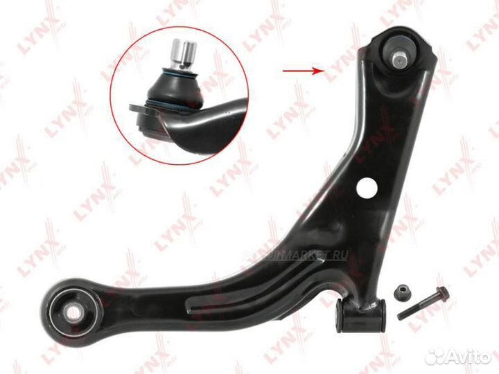 Lynxauto C5498L Рычаг подвески перед лев
