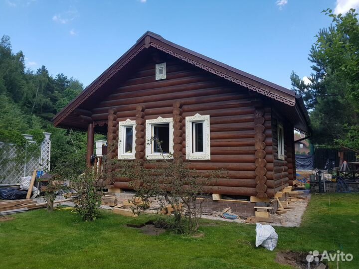 Подъем дома, замена венцов