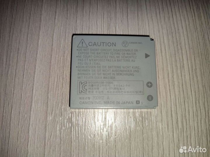 Аккумулятор NB-4L для фотоаппарата Canon