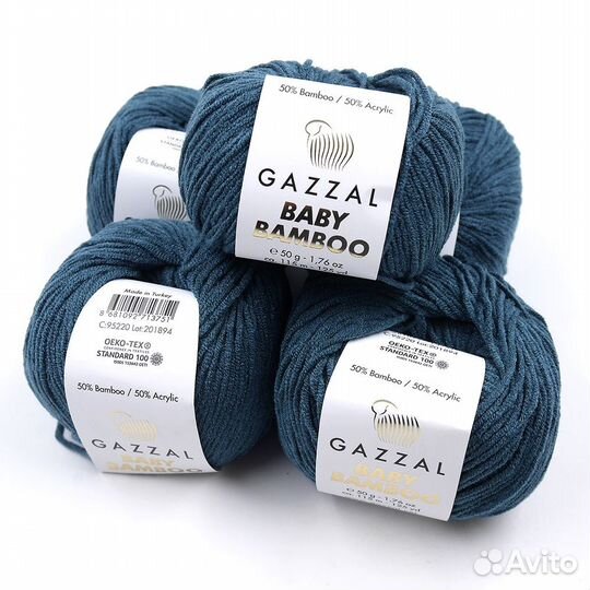Пряжа газал беби бамбоо gazzal baby bamboo