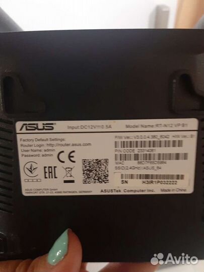 Роутер asus rt-n12