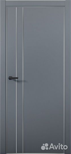 Межкомнатная дверь. Pd 4 Антнрацит