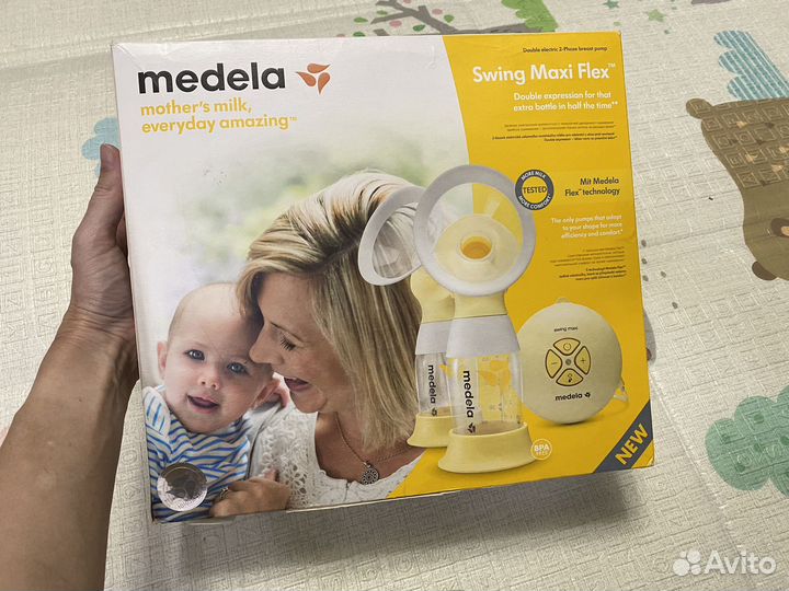 Молокоотсос medela электрический swing maxi flex
