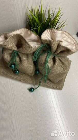 Мешочек для хранения, мешковина, джут