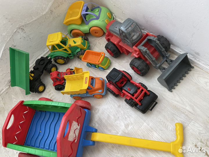 Детский трактор, самосвал, тележка