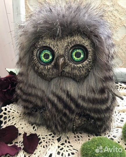 Сова, игрушка ручной работы