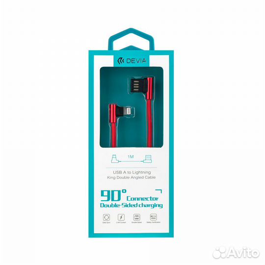 Кабель Devia King Series Dual Angle Lightning - Re