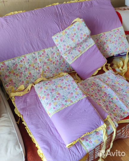 Детское постельное бельё с бортиками в кроватку