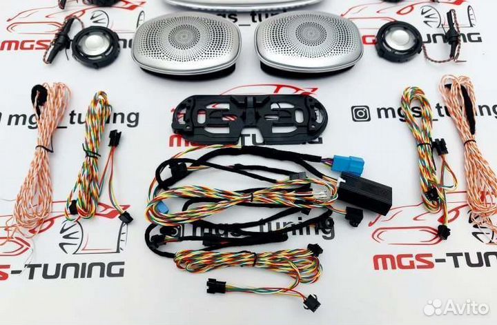 Потолочные динамики задние Burmester S-class W222