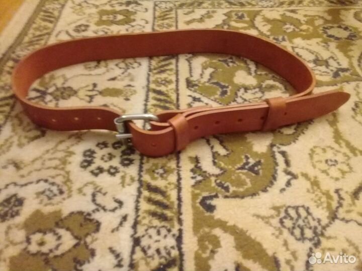 Ремень кожаный солдатский поясной ркка