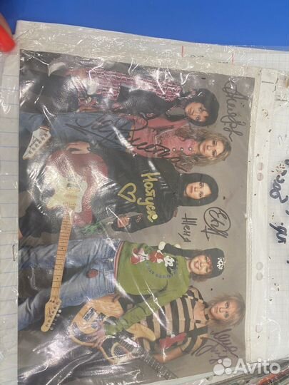 Автограф группы ранетки