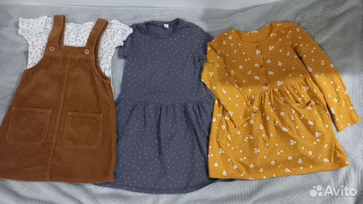 Одежда для девочки пакетом 110 116