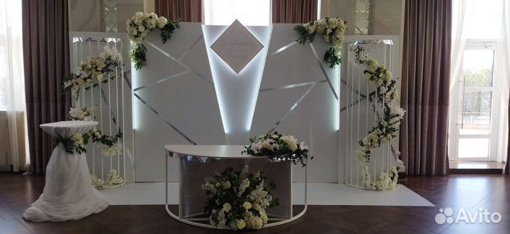 Оформление свадьбы, свадебное оформление зала