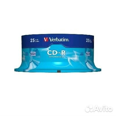 Диски CD-R (700Mb) Verbatim 52x-80min (25 штук)