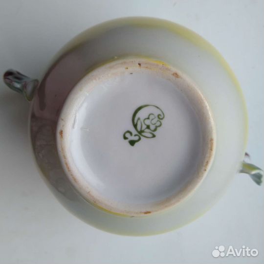 СССР чайник-яблоко Сумский фарфор Хайта Сахарница