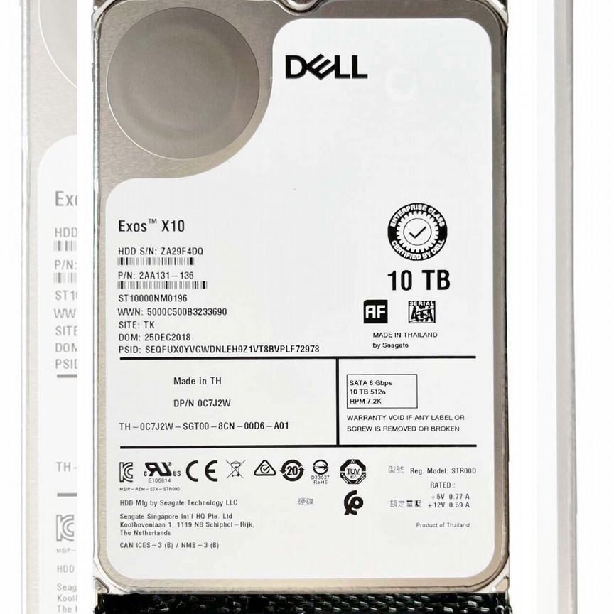 [0C7J2W] Жесткий Диск Dell 10tb 0c7j2w C7j2w 400-Anxi