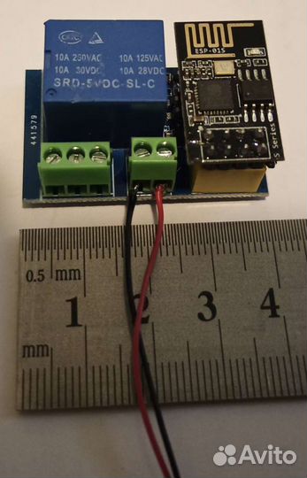 Реле Wi-Fi ESP8266 (ESP-01s)