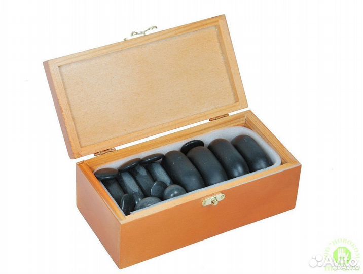 Камни для стоунтерапии 20 шт. (базальт)