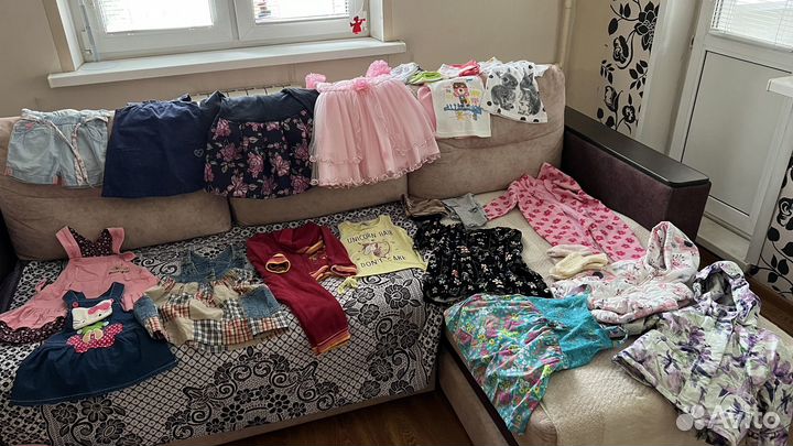 Вещи пакетом на девочку 74 80