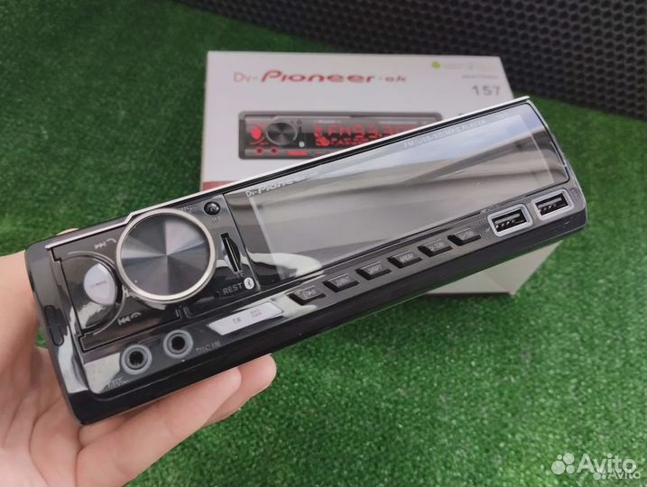 Автомагнитола Pioneer с блютузом Bluetooth/USB/AUX