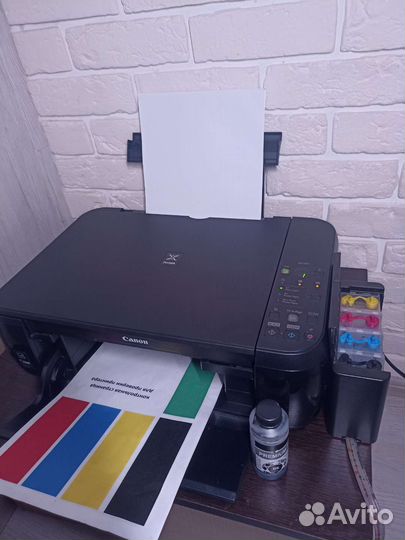 Мфу с снпч Canon MP280(новые катриджи)