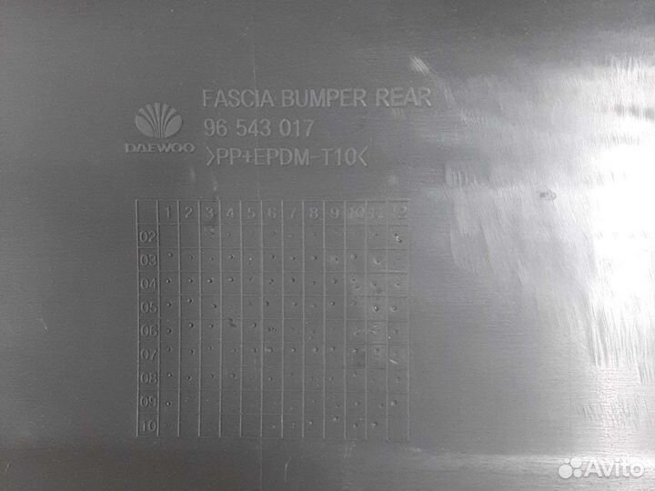 Бампер на chevrolet aveo