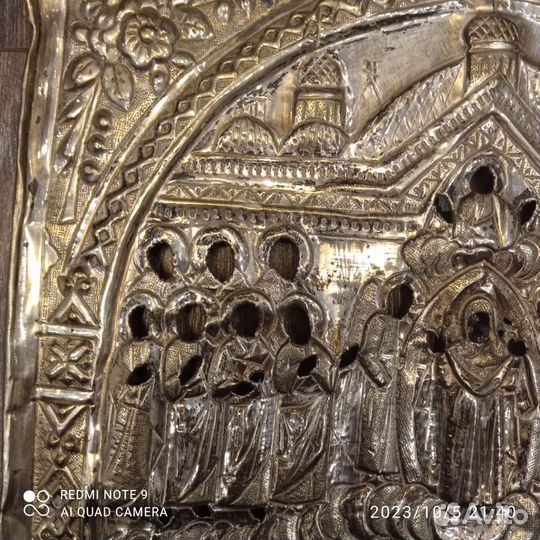 Икона Покров Богородицы. Оклад