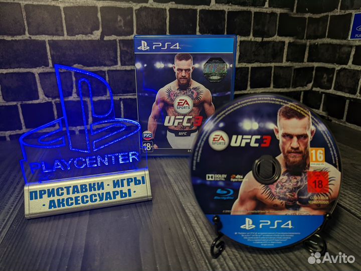 UFC 3 PS4 диск